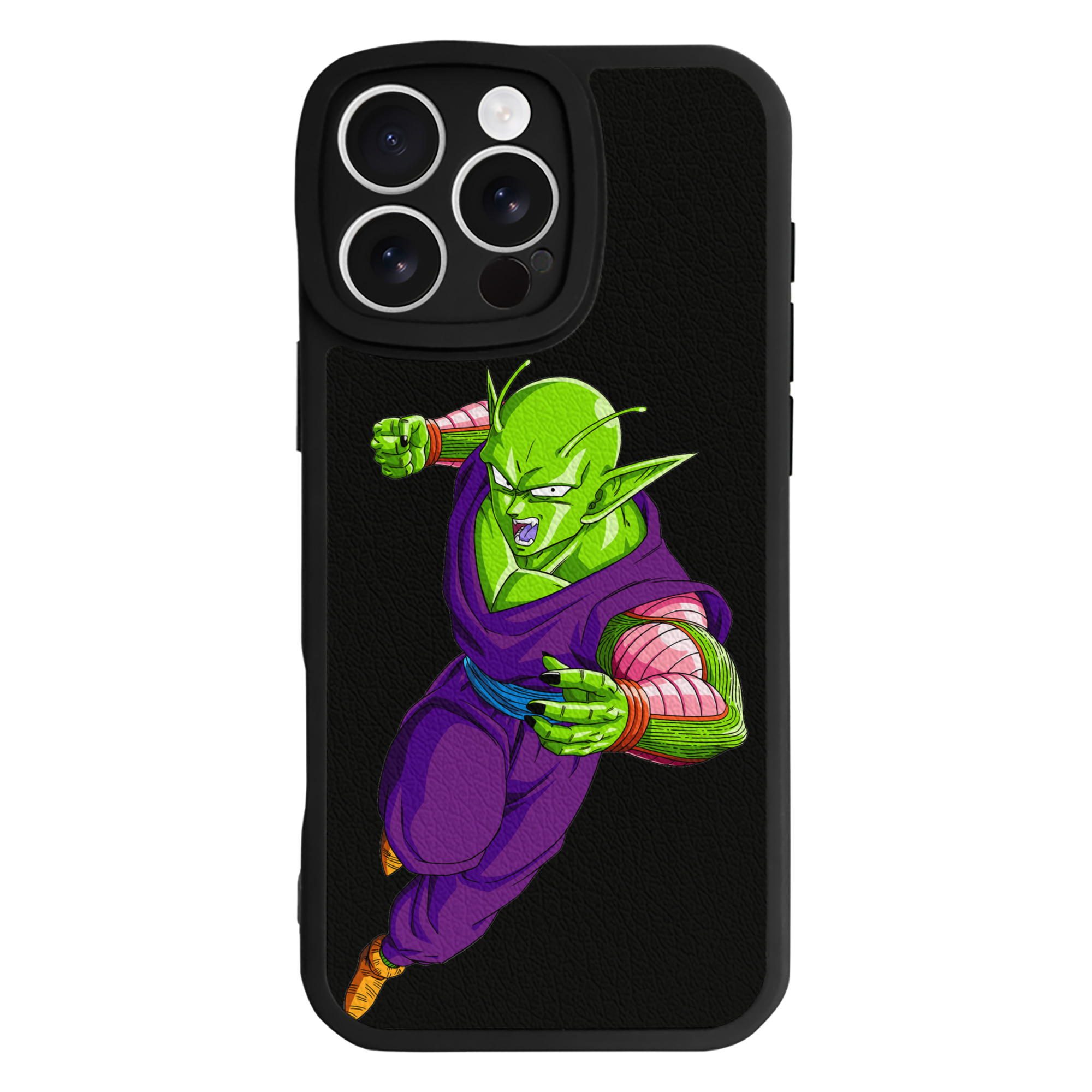 （画像用） ドラゴンボール ピッコロ DRAGON BALL Piccolo 【iPhone 16シリーズ対応】シリコンスマホケース（レザー調） 材質：シリコン